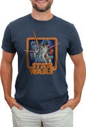 Star Wars Men's Star Wars Throwback Graphic T-Shirt