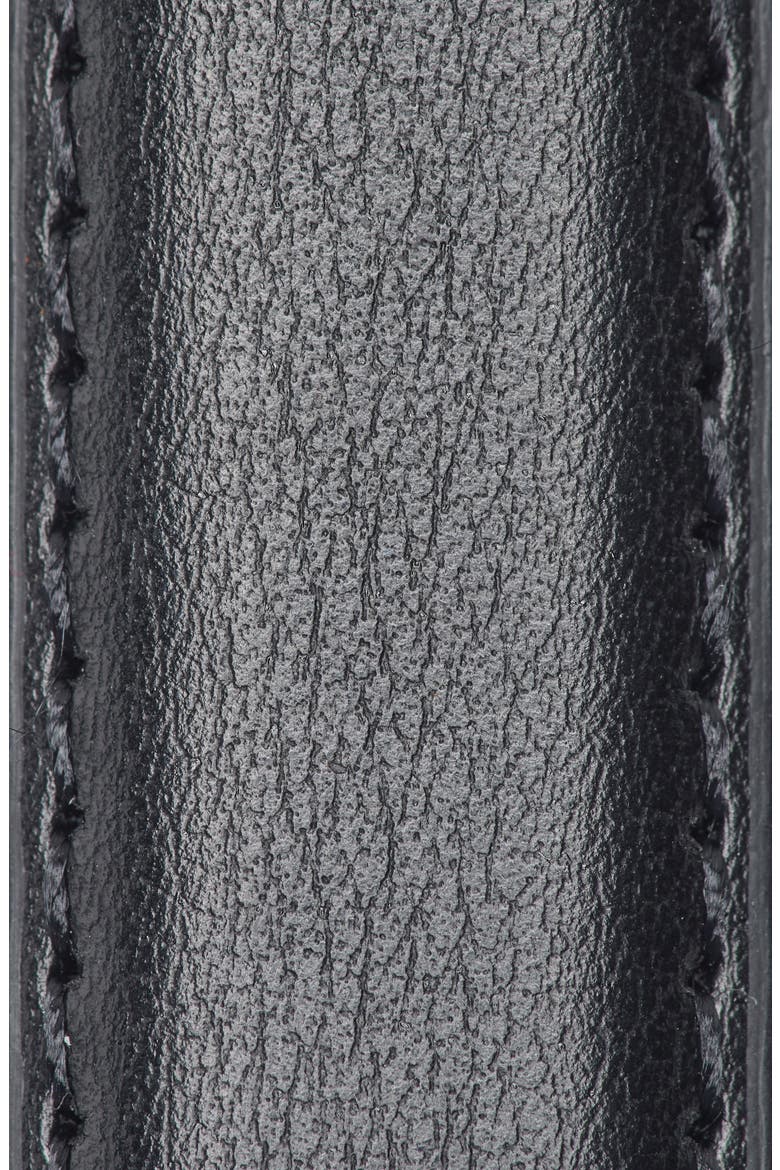 Leather Belt, Alternate, color, BLACK
