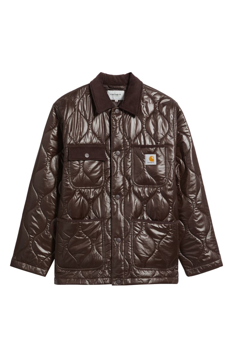 Carhartt Work In Progress Oscar Quilted Chore Liner Coat, Main, color, Palisander