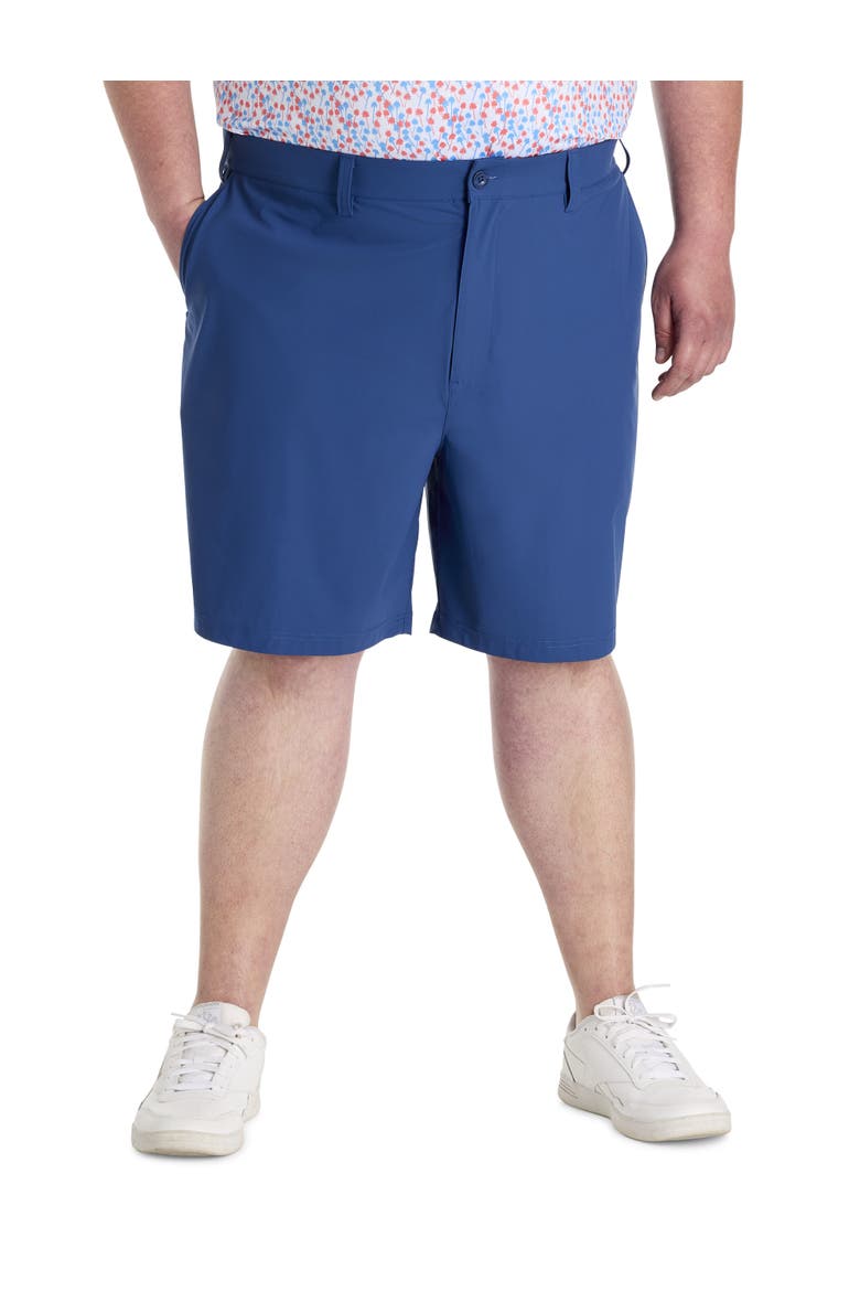 Big & Tall Golf Performance Shorts, Main, color, BATIK BLUE