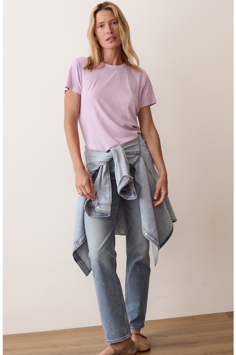 Tried & True Crewneck T-Shirt, Alternate, color, LILAC