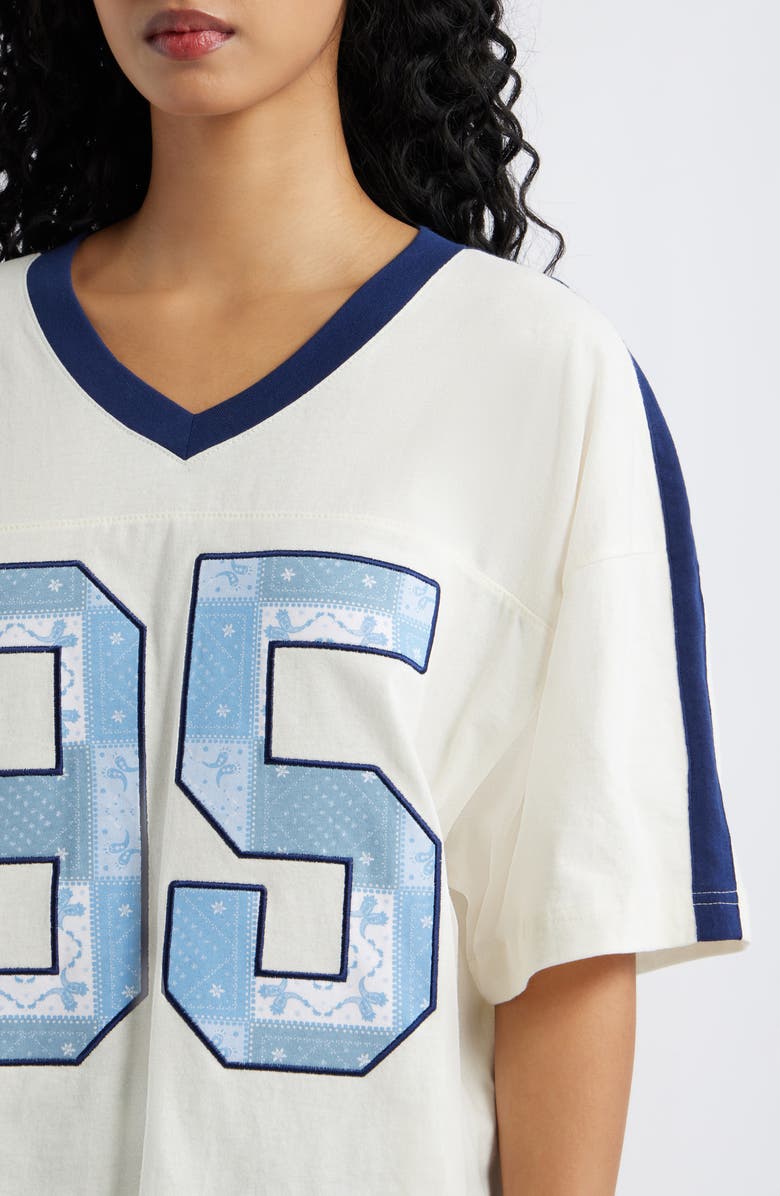 GOLDEN HOUR Quilt Graphic Cotton Top, Alternate, color, Marshmallow