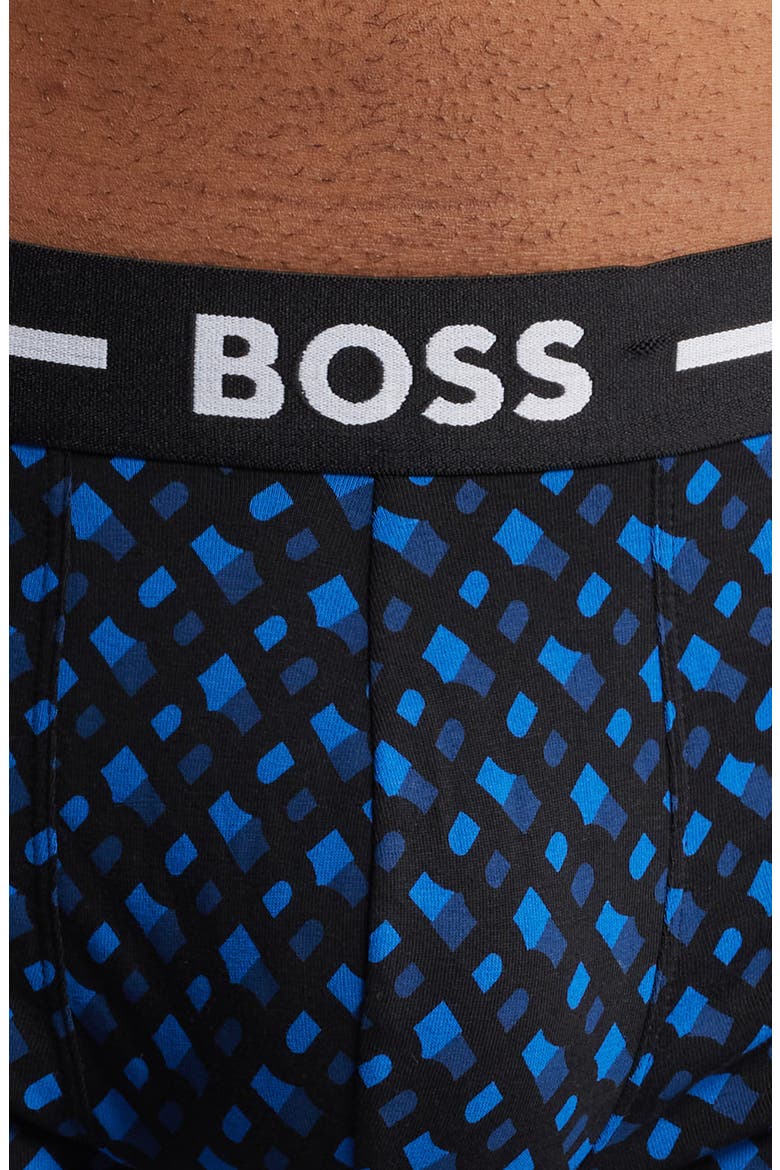 Assorted 3-Pack Bold Stretch Cotton Boxer Briefs, Alternate, color, BLUE ASSORTED