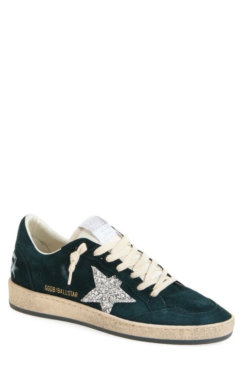 Golden Goose Ball Star Sneakers In Magical Forest/white/silver
