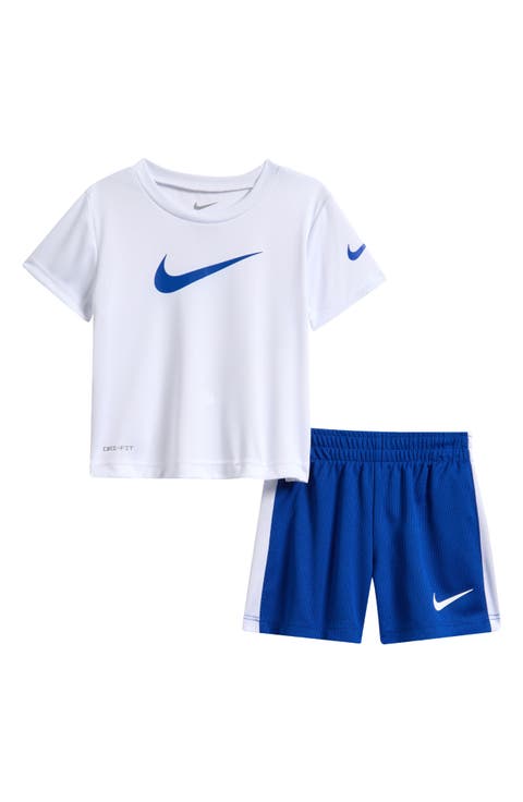 Dri-FIT Swoosh T-Shirt & Shorts Set (Baby)