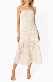 Lisboa Strapless Midi Dress