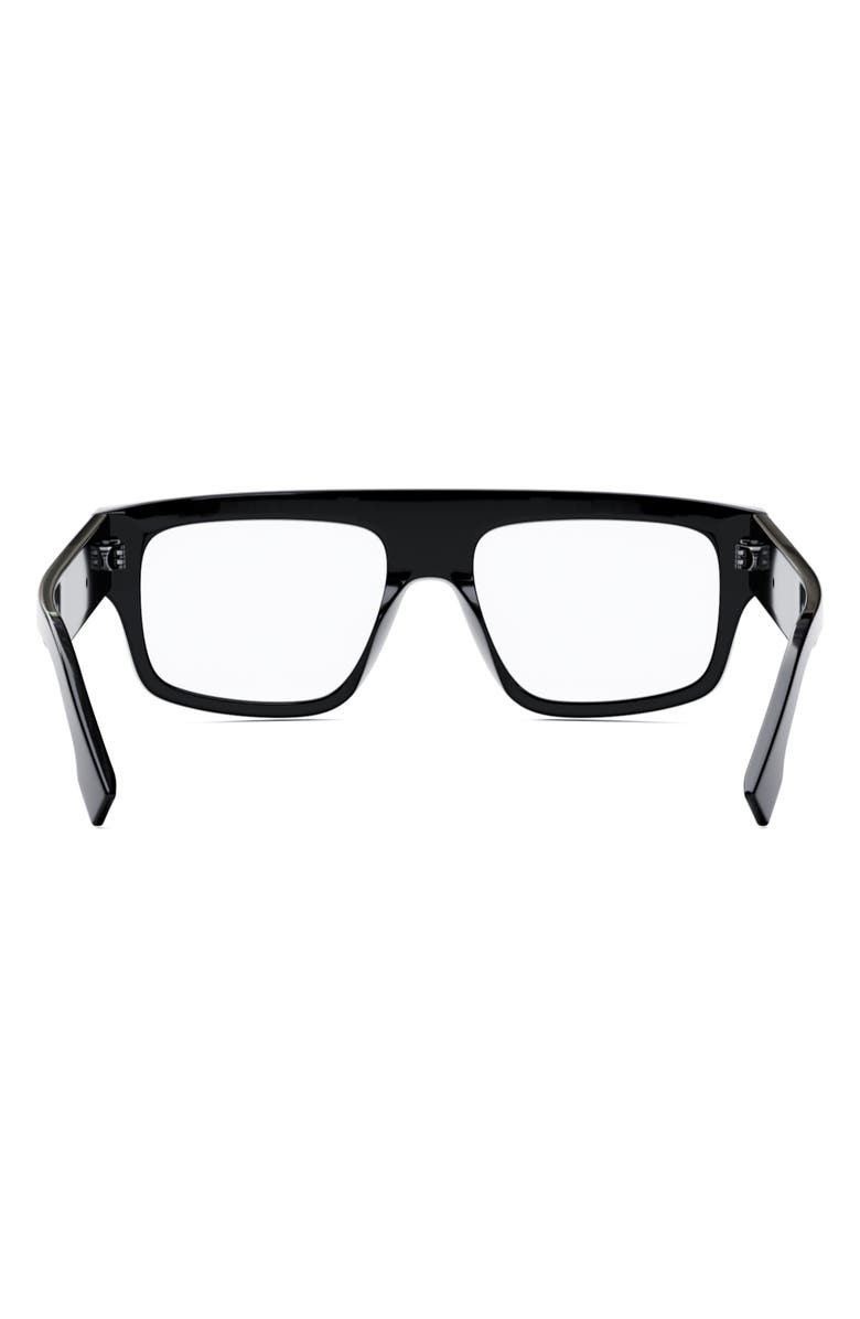Fendi 'Fendigraphy 54mm Rectangular Optical Glasses, Alternate, color, 
