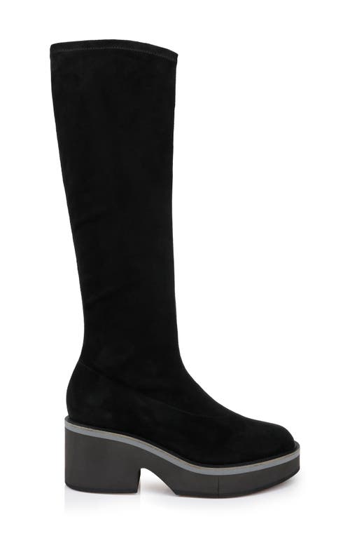 CLERGERIE CLERGERIE ANKI LEATHER KNEE-HIGH PLATFORM BOOT