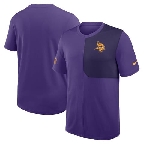 Men's Nike Purple Minnesota Vikings Sideline UV Performance Coach Shirt