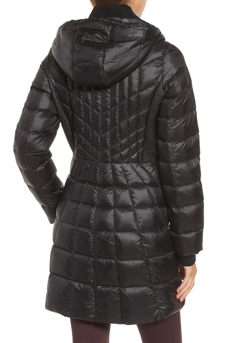 Down & PrimaLoft® Coat, Alternate, color, BLACK CHARCOAL