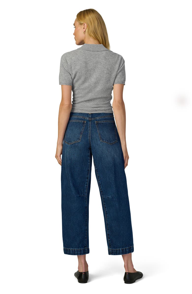 Joe's The Short Sleeve Cashmere Polo Sweater, Alternate, color, Heather Grey