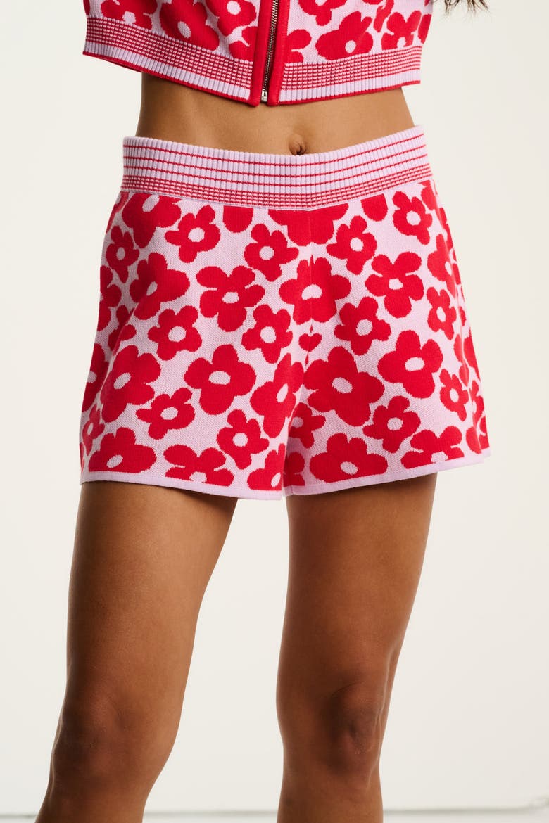 Daisy Dreamer Cotton Knit Short, Alternate, color, Vintage Lace Combo