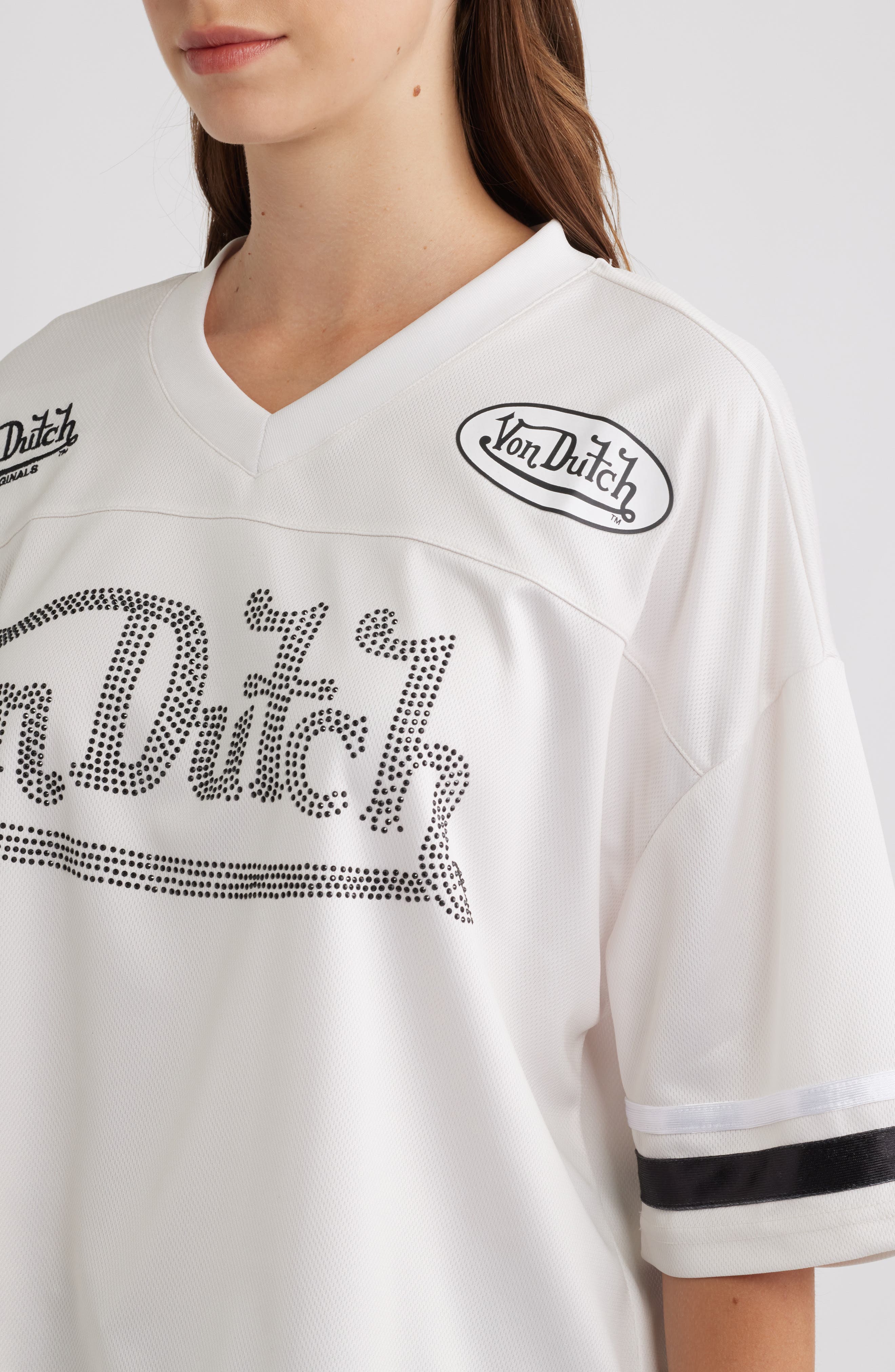 Cropped Mesh Football Jersey (Women) | Nordstrom