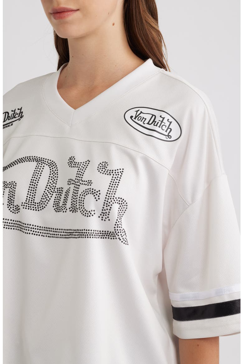 Cropped Mesh Football Jersey (Women) | Nordstrom