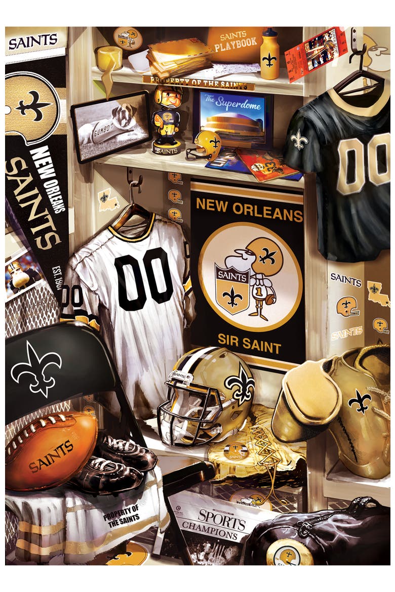 New Orleans Saints LockerRoom 500 Puzzle, Alternate, color, Multicolor