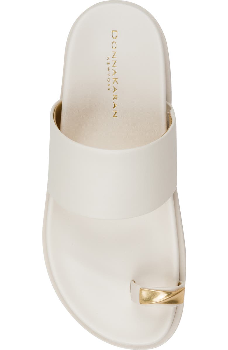 Donna Karan New York Hooper Toe Loop Sandal, Alternate, color, Ivory