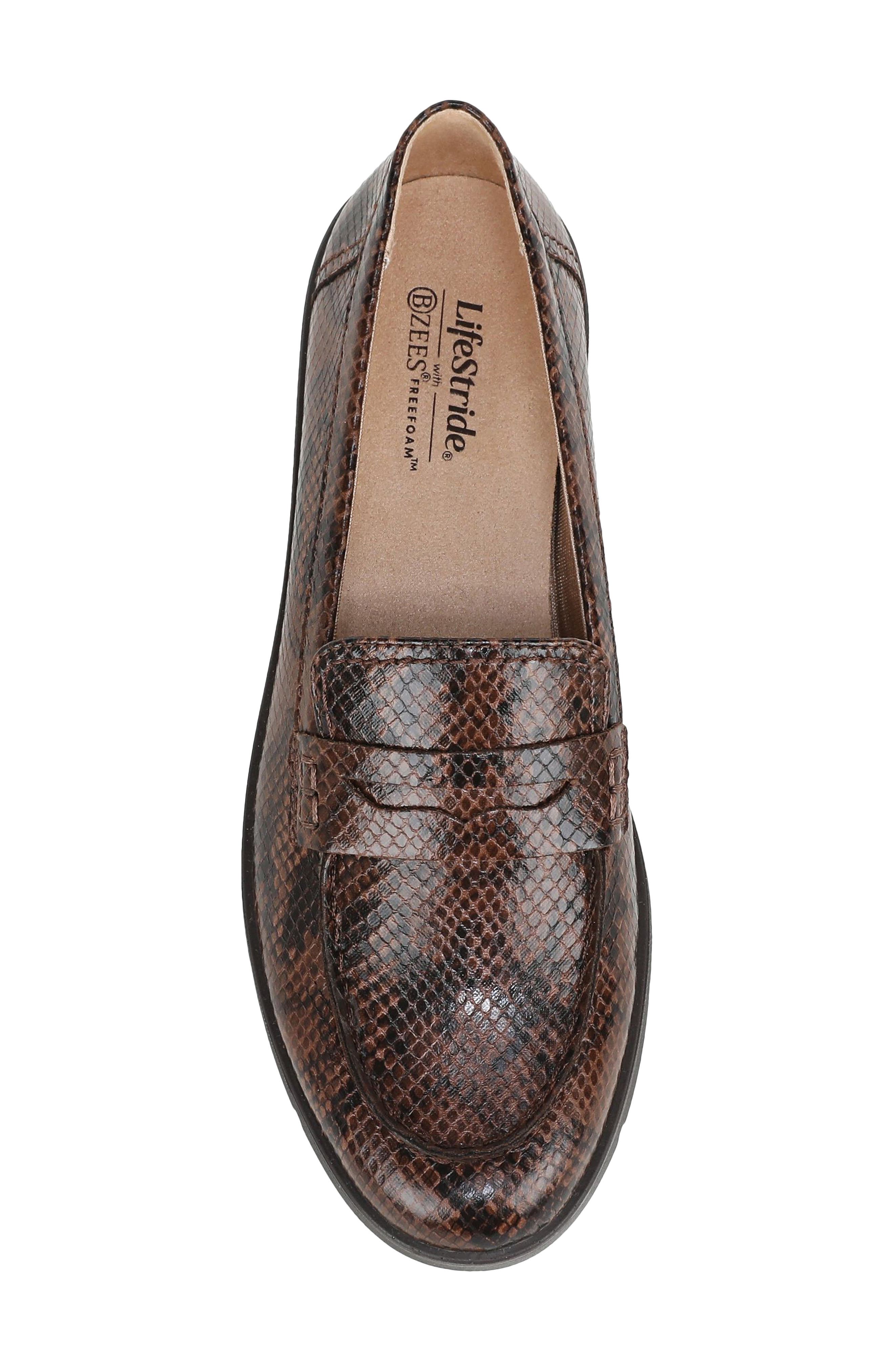 Veronica 2 Penny Loafer, Alternate, color, DARK BROWN