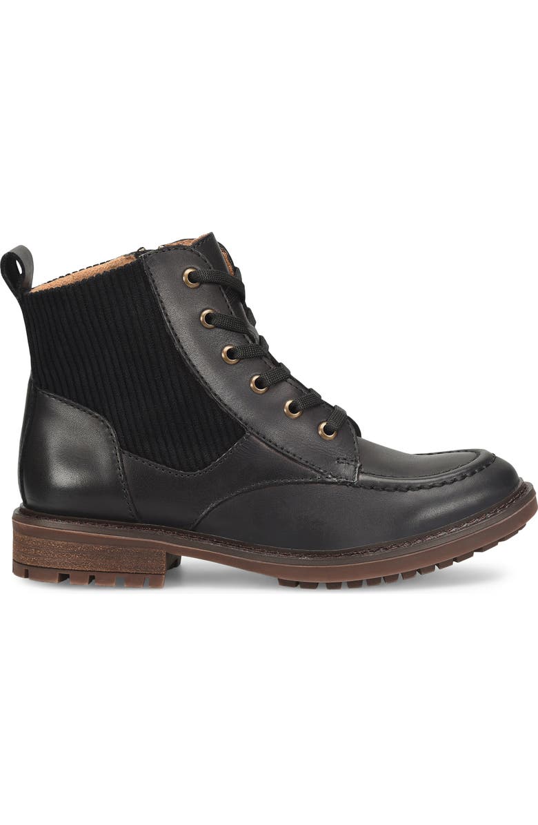 Söfft Lonnie Lug Sole Bootie, Alternate, color, Black