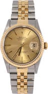 Pre-Owned Rolex Oyster Perpetual Datejust Automatic Watch Stainless Steel and Yellow Gold 36