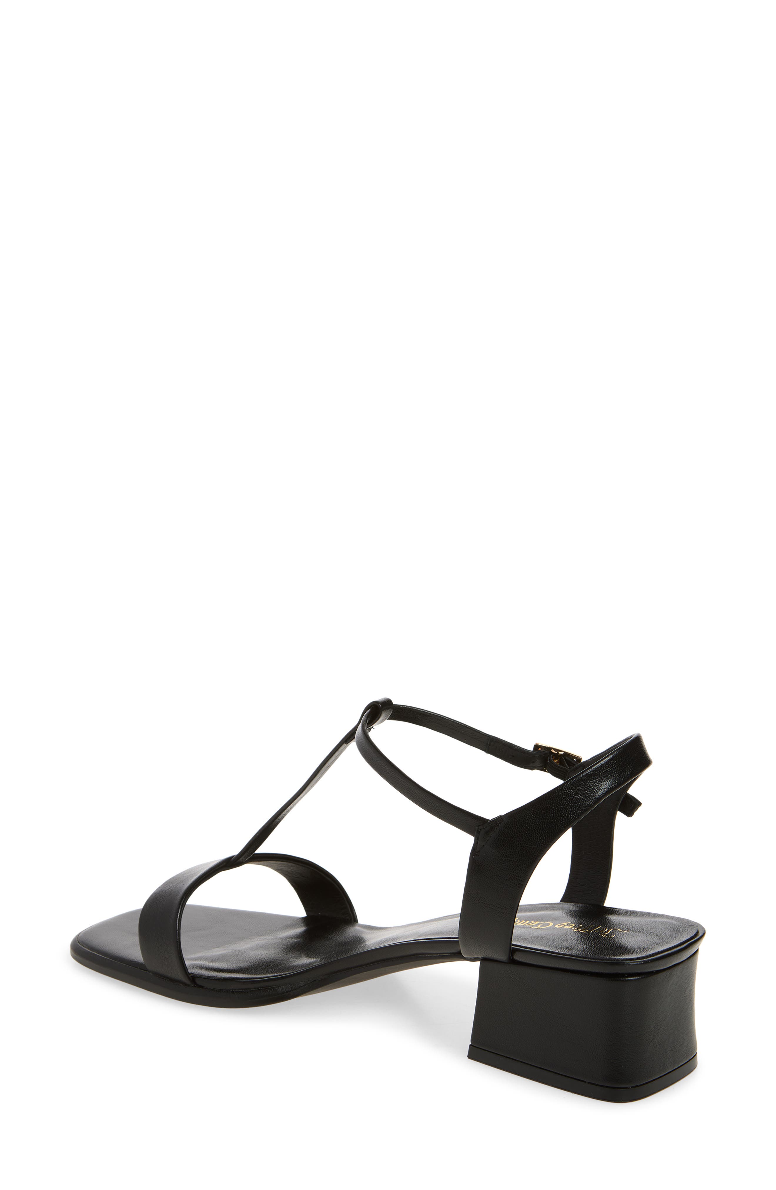 Jeffrey Campbell Austere Ankle Strap Sandal, Alternate, color, Black