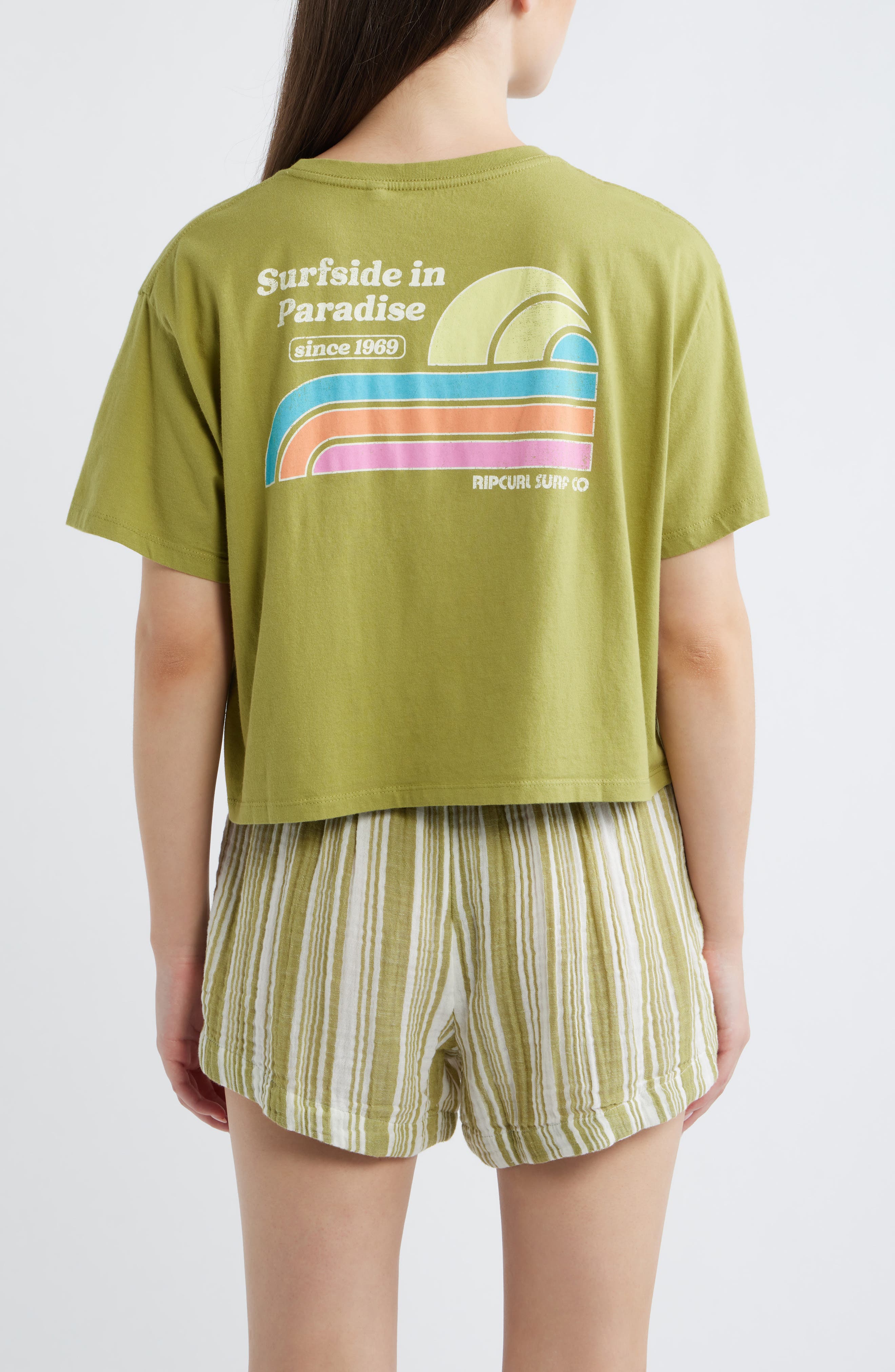 Surf Side Crop Graphic T-Shirt - image 4