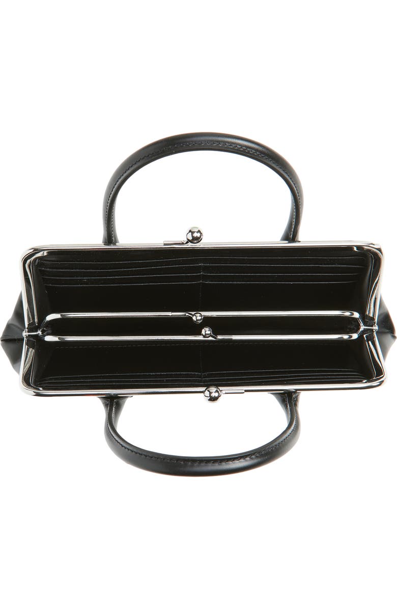 Comme des Garçons Large Frame Top Handle Bag, Alternate, color, Black