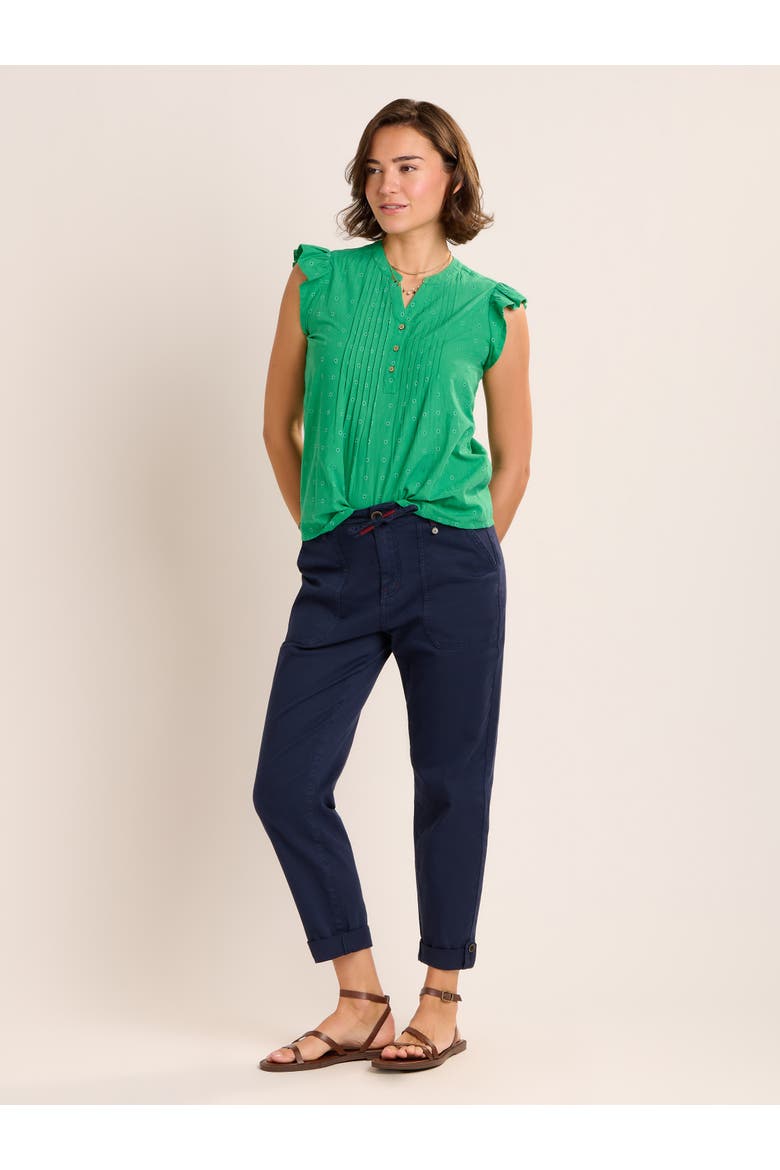 Talita Pintuck Detail Blouse, Alternate, color, Green