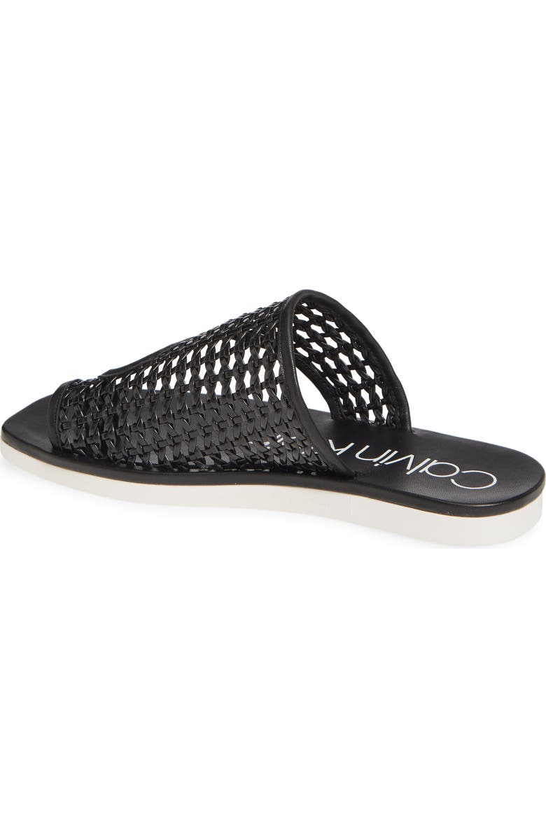 Calvin Klein Rilla Woven Slide Sandal, Alternate, color,