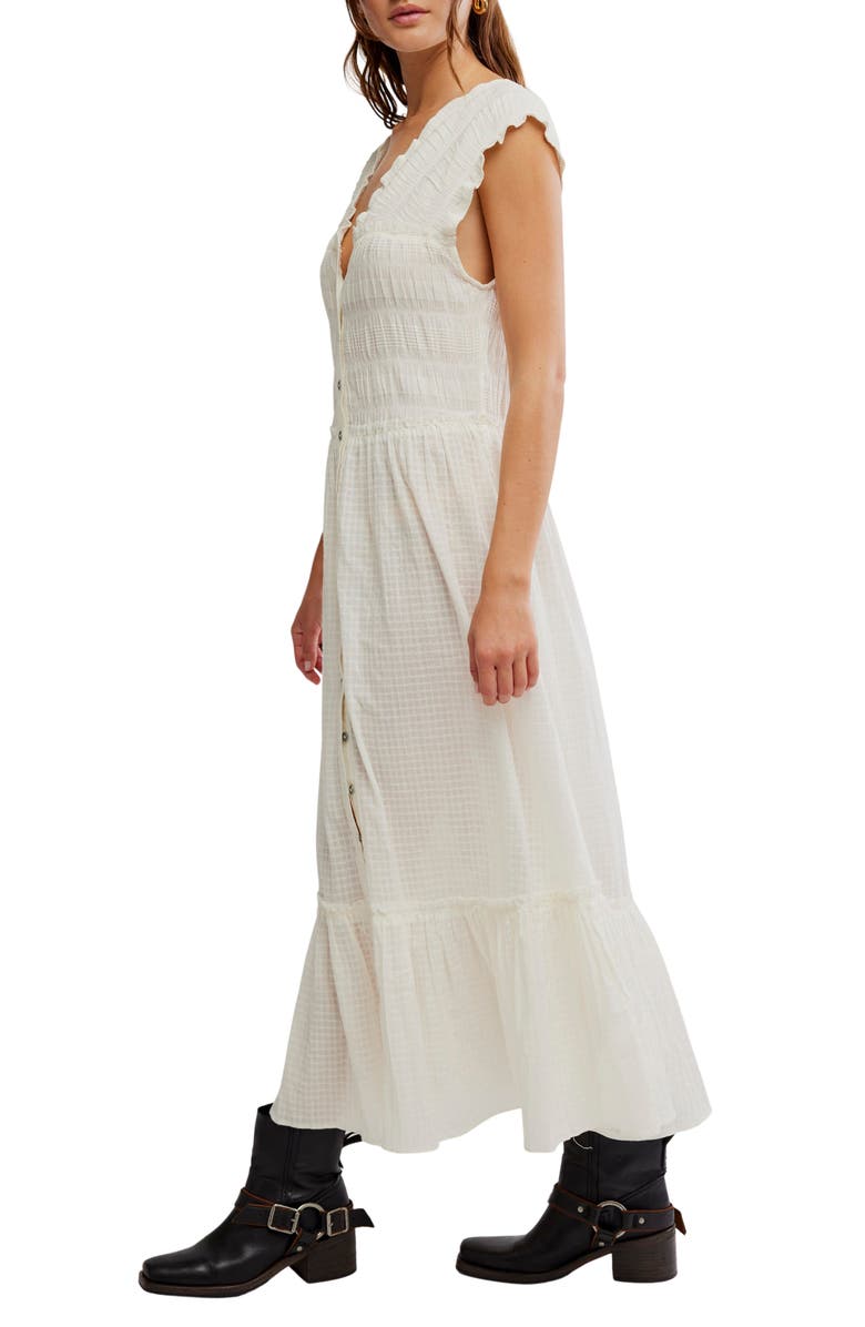Free People Desert Dazed Sleeveless Dress, Alternate, color, Clean Ivory