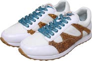 CUCE Women's Cuce Orange Miami Dolphins Glitter Sneakers