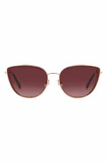 staci 56mm gradient cat eye sunglasses