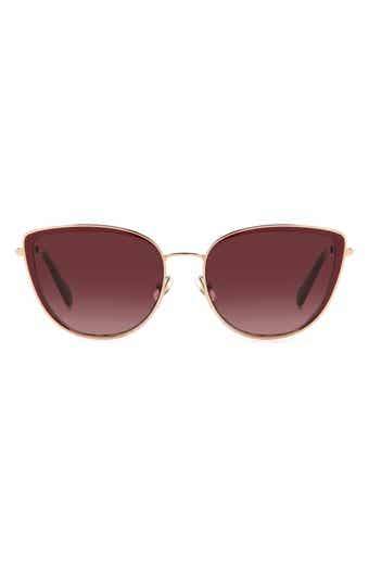 staci 56mm gradient cat eye sunglasses