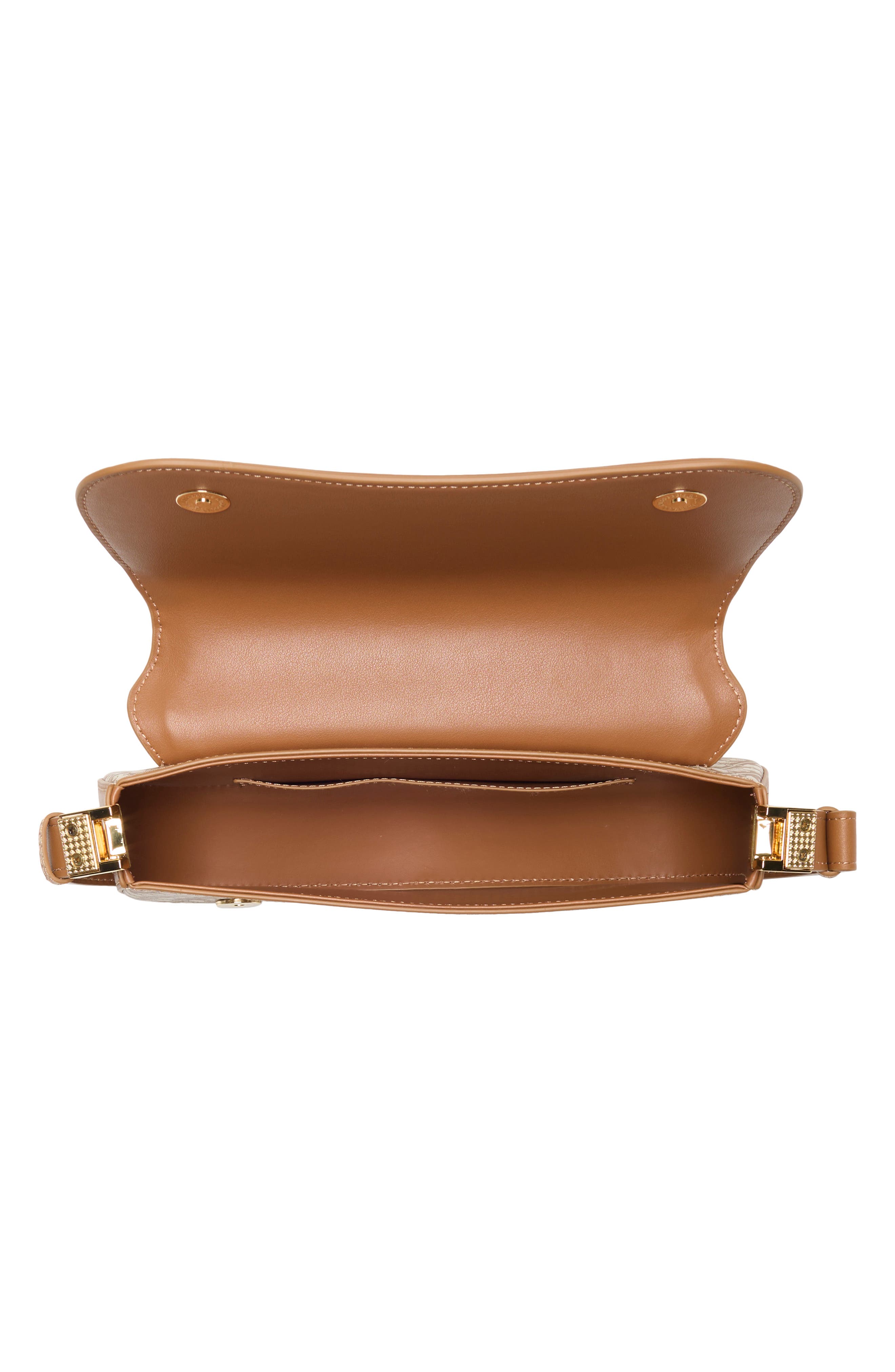 Fei Joy Monogram Shoulder Bag, Alternate, color, BROWN
