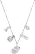 COACH Heritage Charm Station Necklace