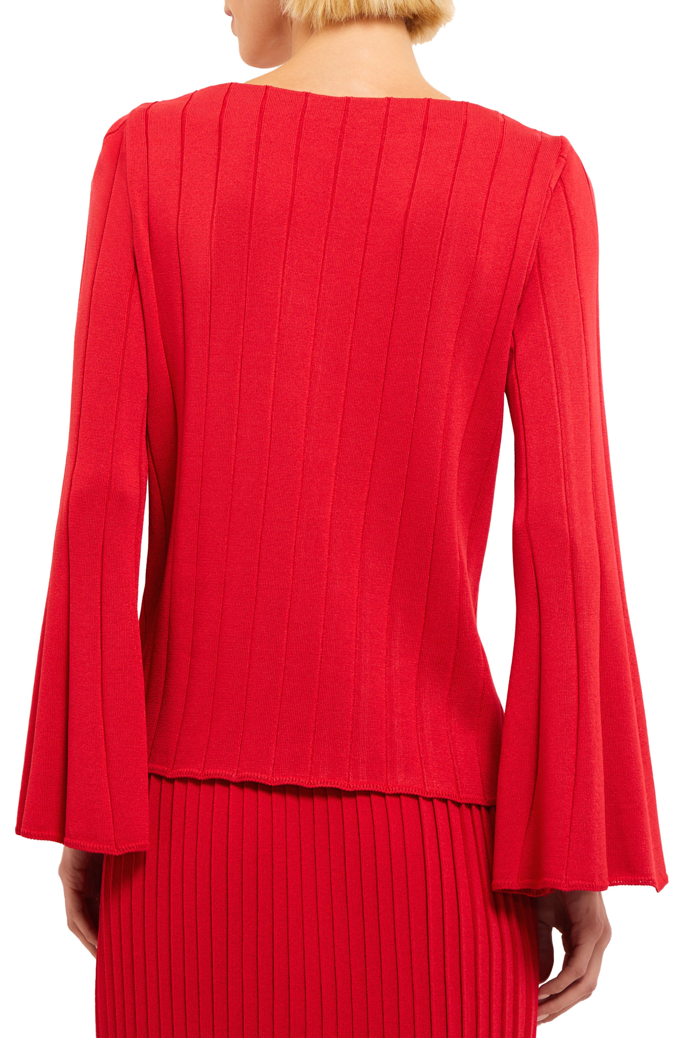 Misook Rib Bell Sleeve Sweater (Women) | Nordstromrack