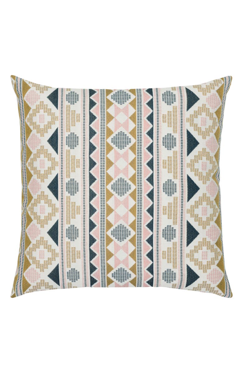 Elaine Smith Roca Stripe Indoor/Outdoor Accent Pillow, Main, color, Blue Multi