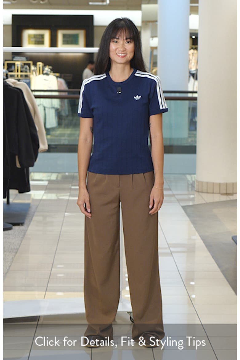 Pinstripe Slim Cotton T-Shirt video