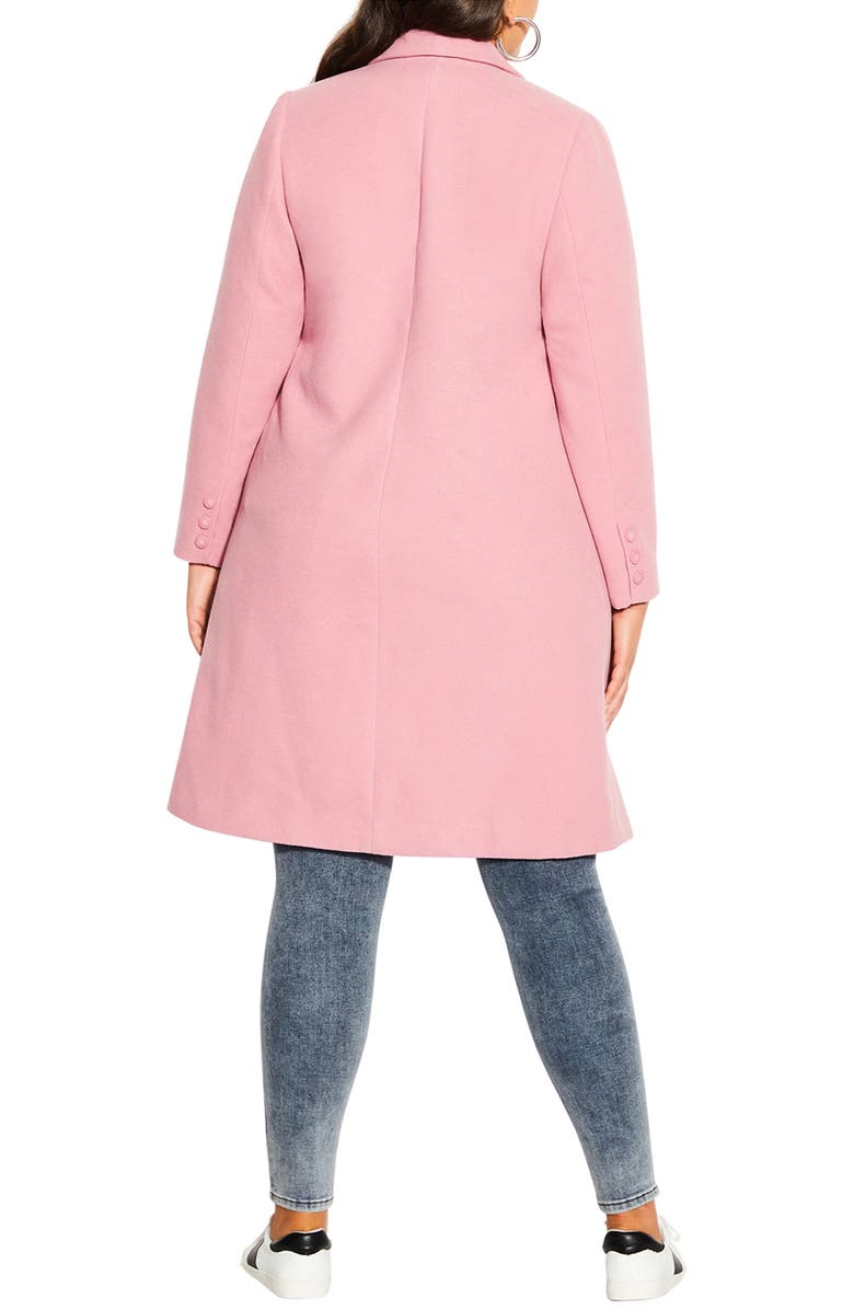 City Chic Effortless Chic Coat, Alternate, color,
