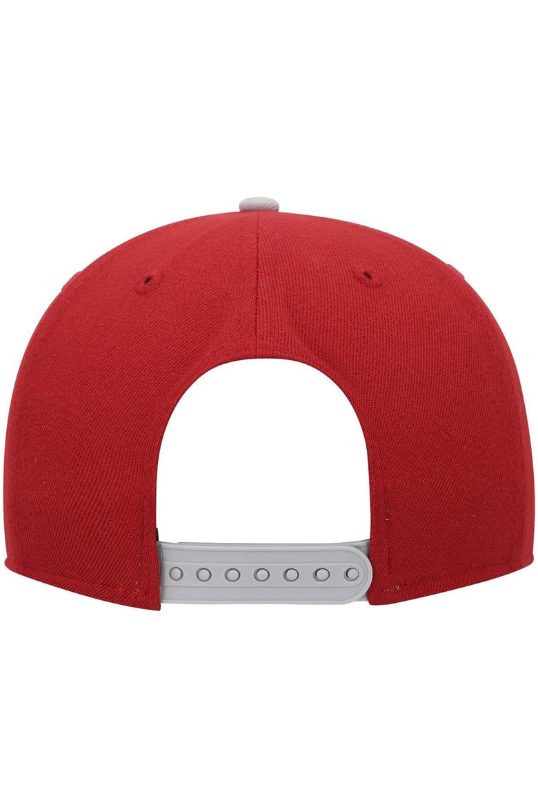 Men's New Era Crimson Alabama Crimson Tide Two-Tone Vintage Wave 9FIFTY Snapback Hat, Alternate, color, Crimson