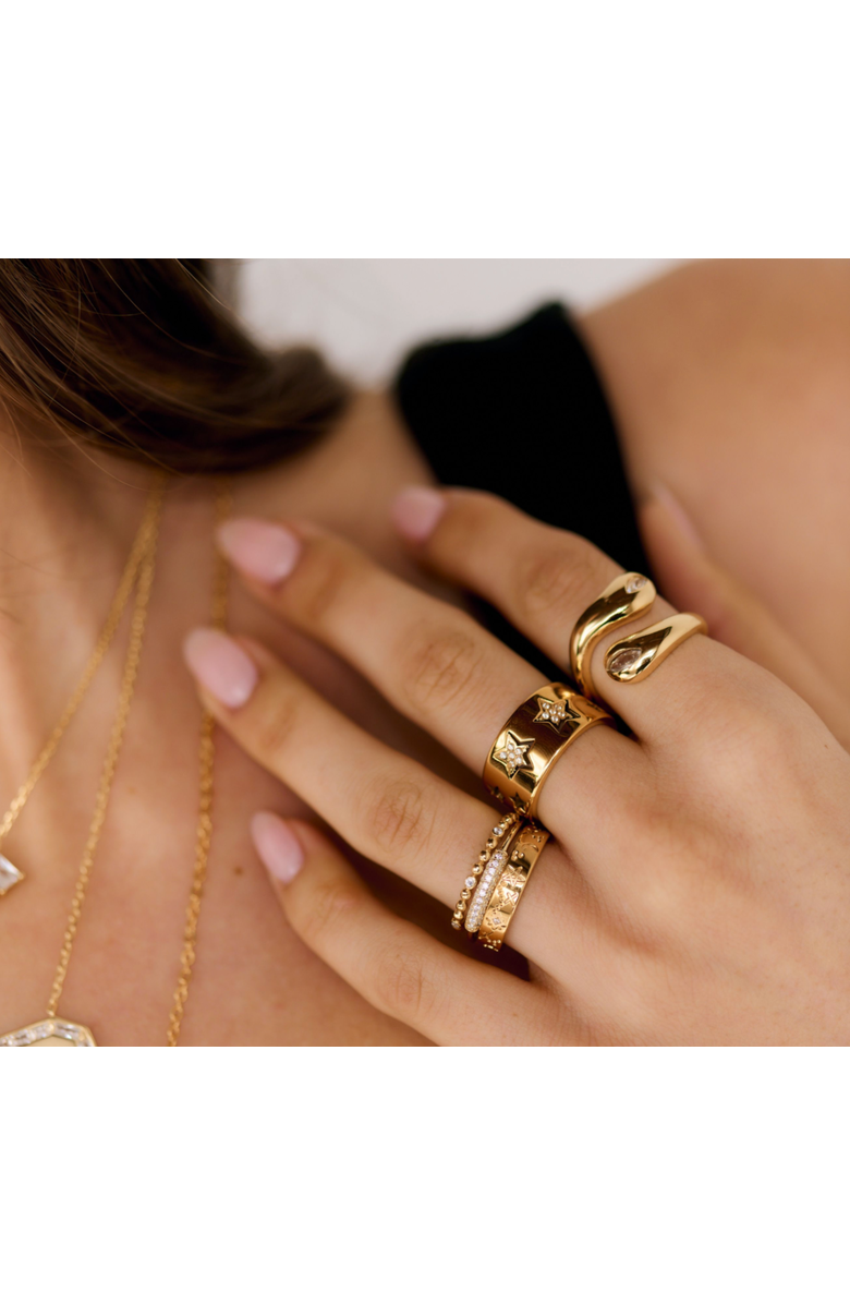 Mazin Jewels Vega Ring, Alternate, color, Gold