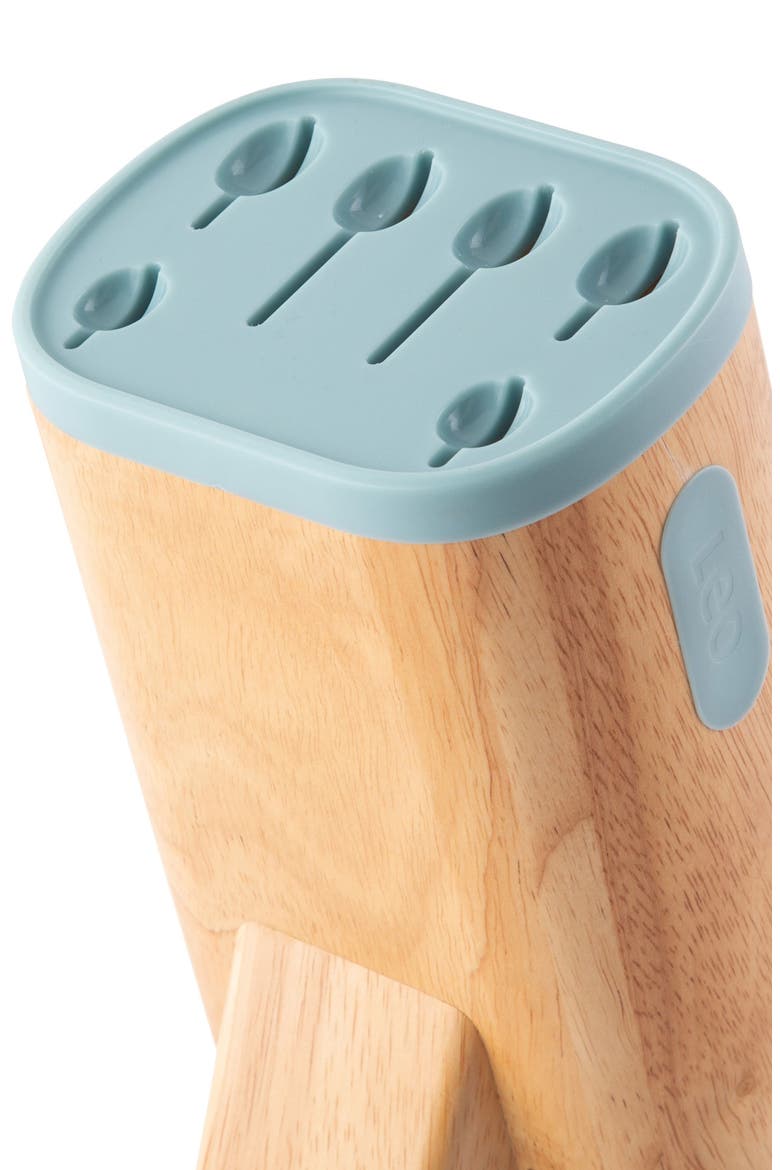 Slate Stainless Steel Knife Block Set, Alternate, color, SLATE