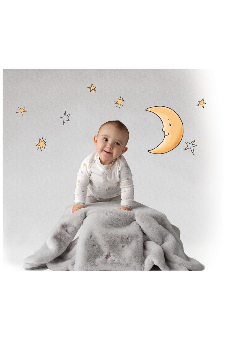 Tuck-Me-In Blanket, Alternate, color, BLOOM BUNNY