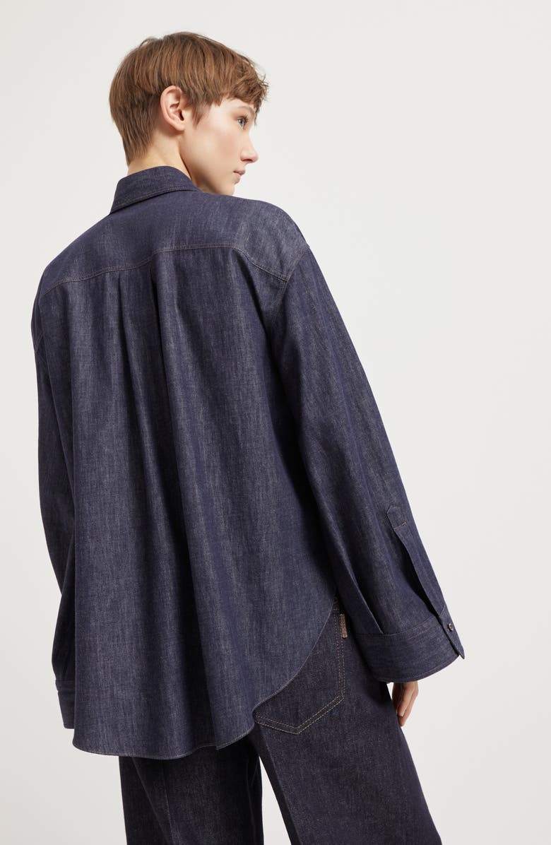 Brunello Cucinelli Denim shirt, Alternate, color, 
