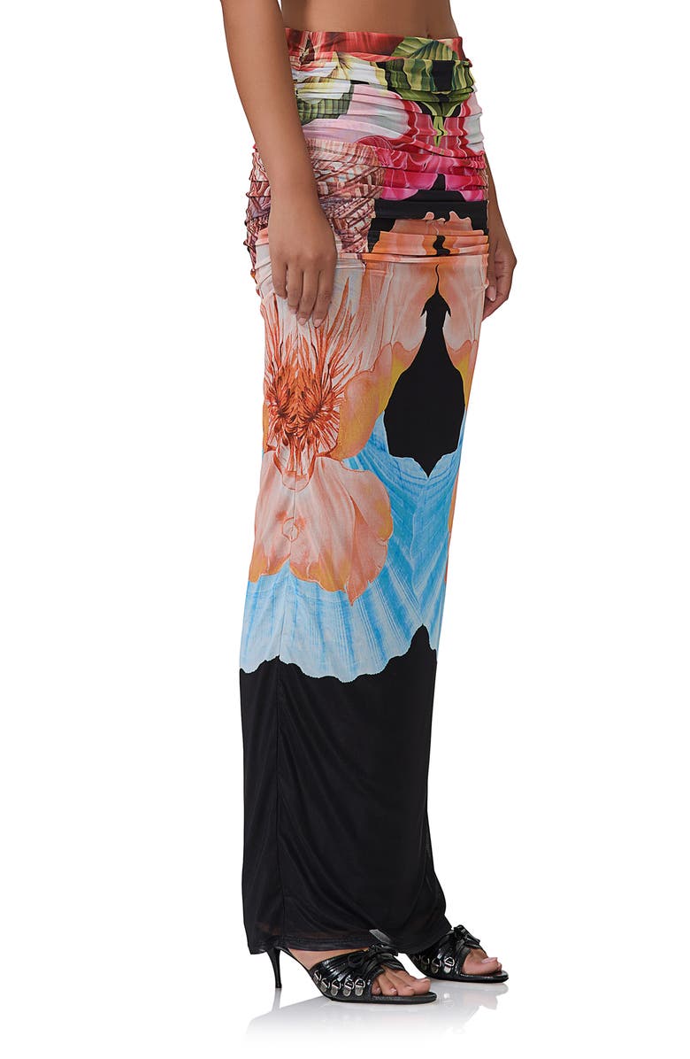 AFRM Bevin Mesh Maxi Skirt, Alternate, color, 