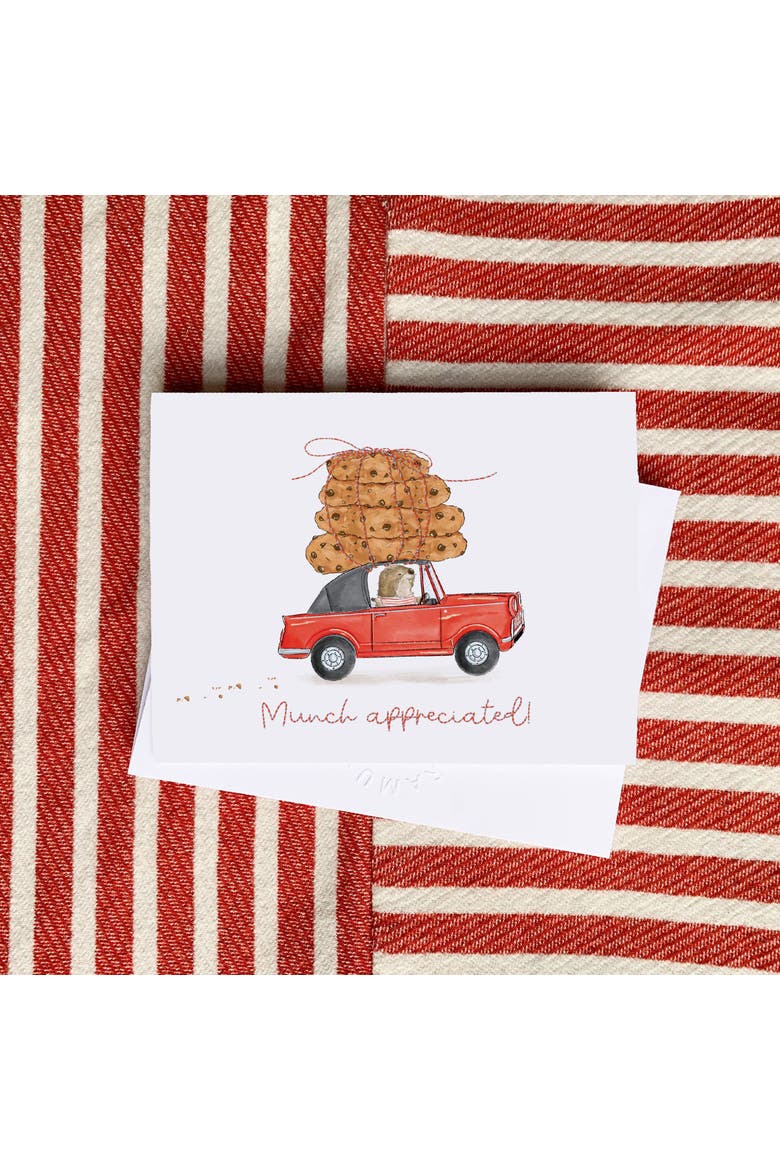 Thank You Greeting Cards "Munch Appreciated", Alternate, color, Multi-Pack
