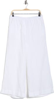Frank & Eileen Pull-On Wide Leg Cotton Pants
