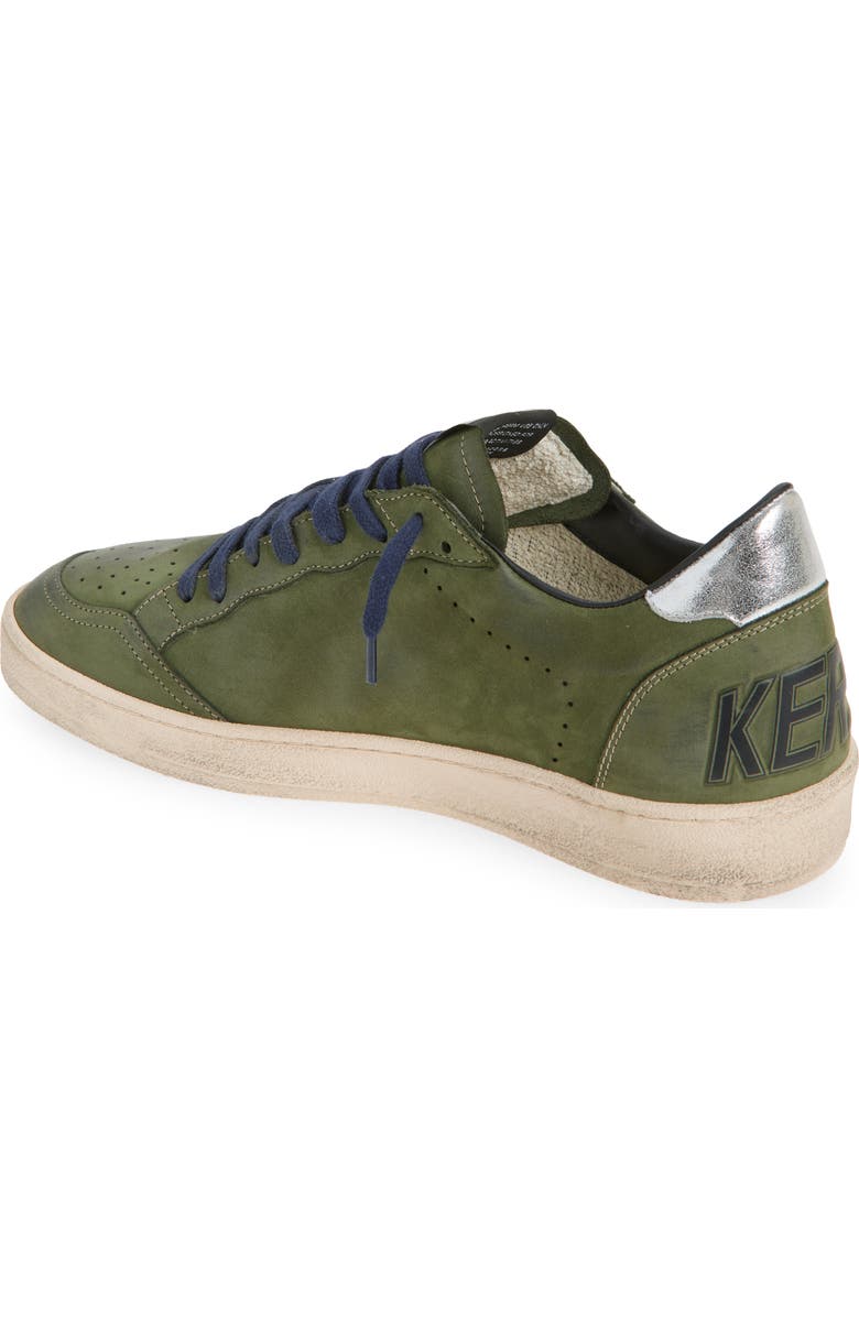 Golden Goose Ball Star Sneaker, Alternate, color, Green/Silver