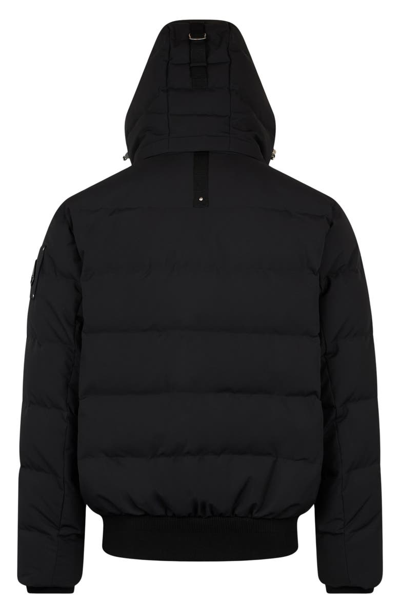 Moose Knuckles Cloud Down Puffer Bomber Jacket with Removable Hood, Alternate, color, 