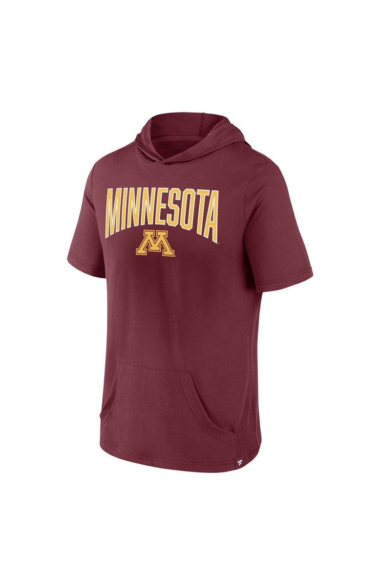 FANATICS Men's Fanatics Branded Maroon Minnesota Golden Gophers Outline Lower Arch Hoodie T-Shirt, Alternate, color, Maroon
