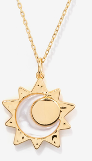 Little Sky Stone Eclipse Charm Necklace